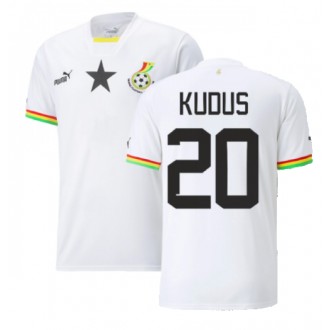 Herren Fußballbekleidung Ghana Mohammed Kudus #20 Heimtrikot WM 2022 Kurzarm
